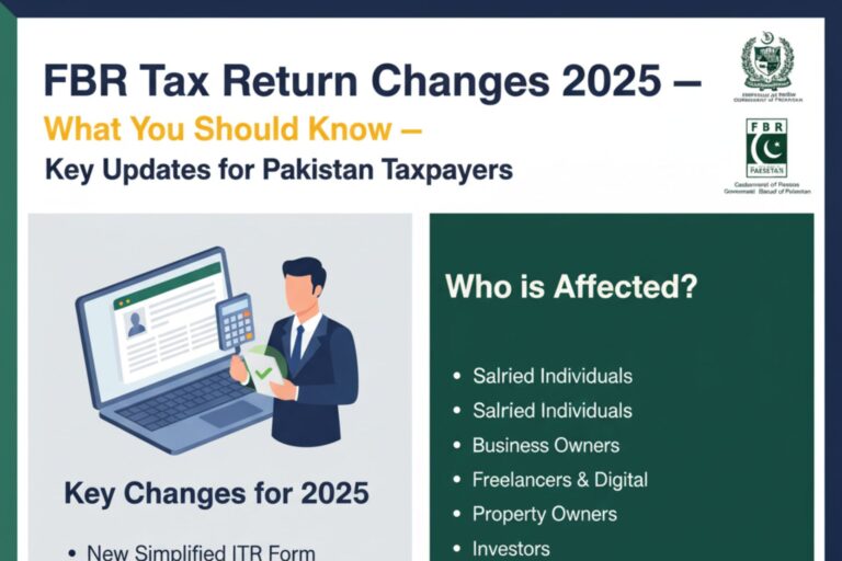 FBR Tax Return Changes 2025 | TrustedPakistan.com