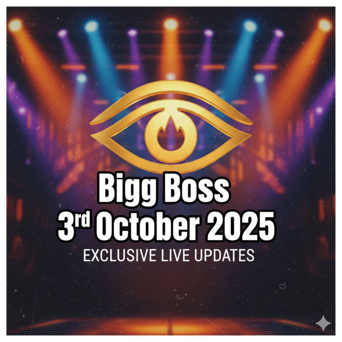Bigg Boss 3rd October 2025 | TrustedPakistan.com