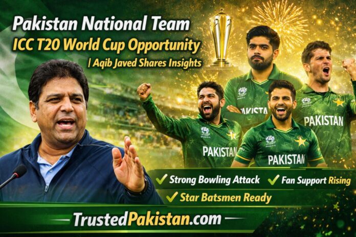 Pakistan National Team ICC T20 World Cup Opportunity | Aqib Javed Shares Insights | trustedpakistan.com