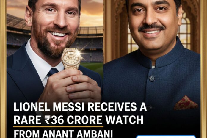 Lionel Messi Receives Rare 36 Crore Watch from Anant Ambani | A Powerful Gift | trustedpakistan.com