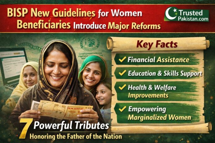 BISP New Guidelines for Women Beneficiaries Introduce Major Reforms | trustedpakistan.com