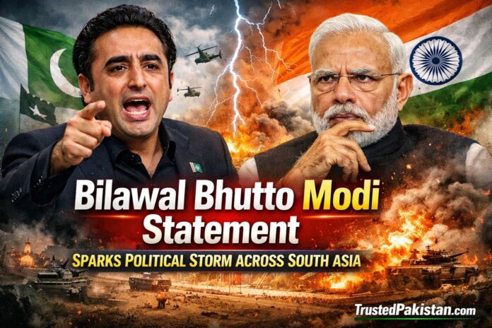 Bilawal Bhutto Modi Statement | Sparks Political Storm Across South Asia | trustedpakistan.com
