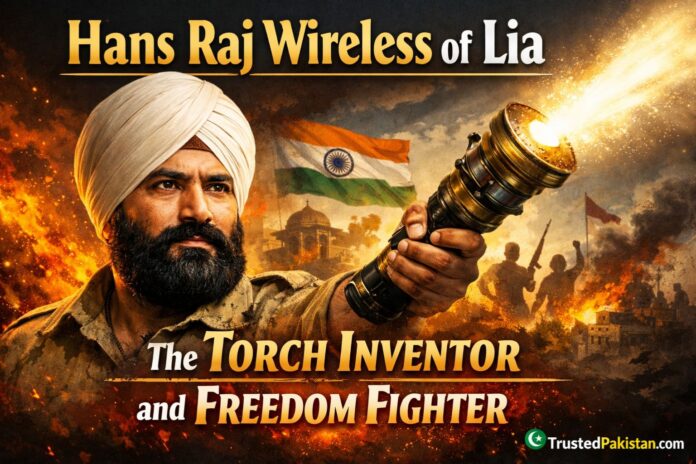 Hans Raj Wireless of Lia | The Torch Inventor and Freedom Fighter | trustedpakistan.com