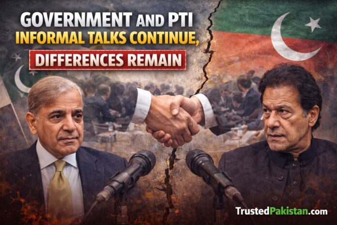Government and PTI Informal Talks Continue | Differences Remain | trustedpakistan.com