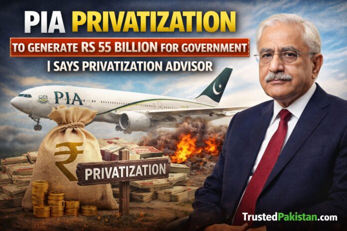 PIA Privatization to Generate Rs 55 Billion for Government | Says Privatization Advisor | trustedpakistan.com