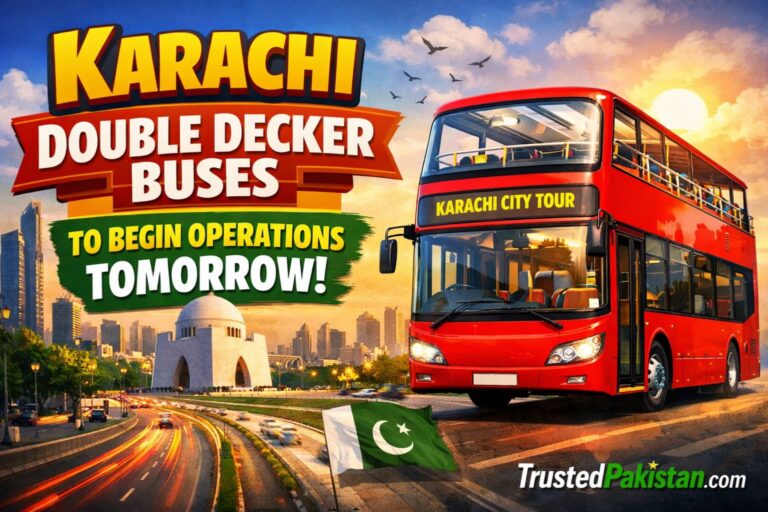 Karachi Double Decker Buses to Begin Operations Tomorrow | trustedpakistan.com