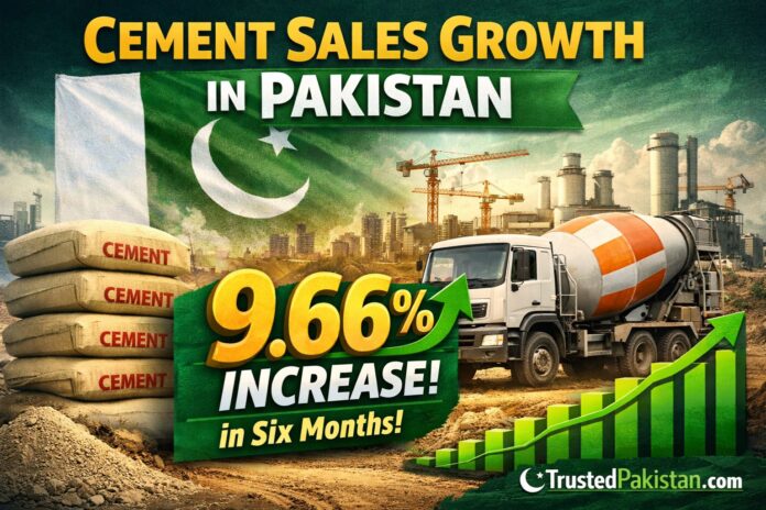 Cement Sales Growth in Pakistan Shows 9.66% Increase in Six Months | trustedpakistan.com