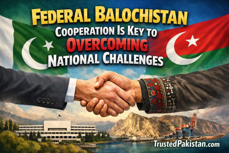 Federal Balochistan Cooperation Is Key to Overcoming National Challenges | trustedpakistan.com