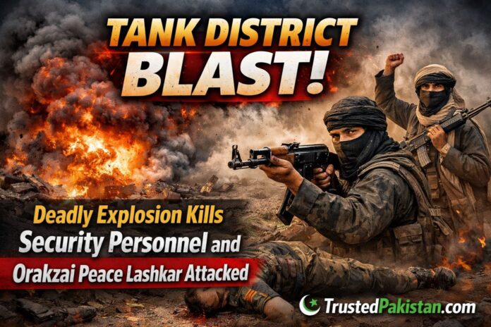 Tank District Blast | Deadly Explosion Kills Security Personnel and Orakzai Peace Lashkar Attacked | trustedpakistan.com