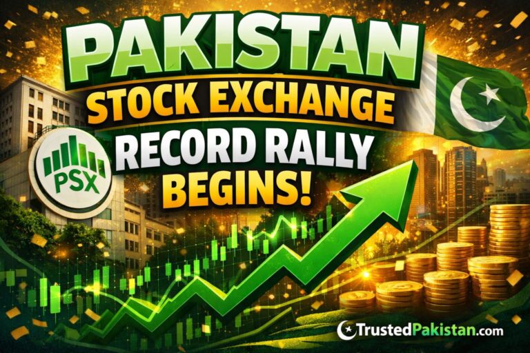 Pakistan Stock Exchange Record Rally Begins | trustedpakistan.com
