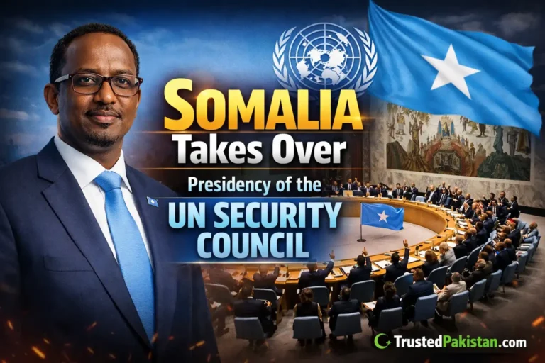 Somalia Takes Over Presidency of the UN Security Council | trustedpakistan.com