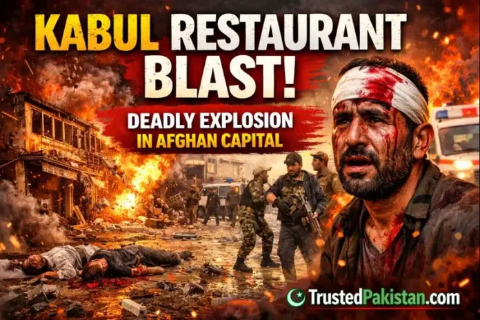 Kabul Restaurant Blast | Deadly Explosion in Afghan Capital | trustedpakistan.com
