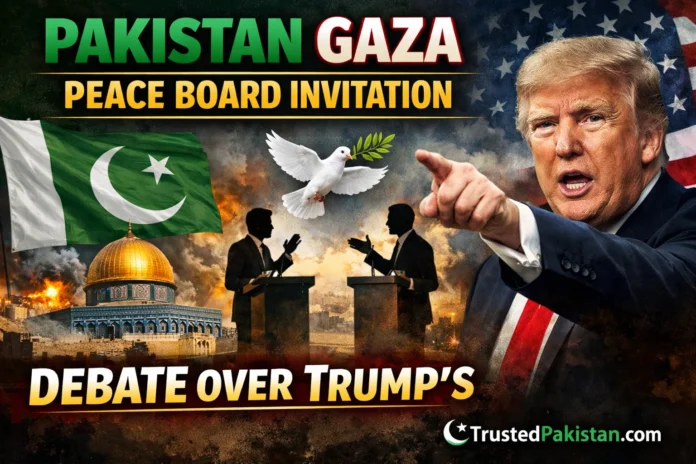 Pakistan Gaza Peace Board Invitation | Debate Over Trump’s | trustedpakistan.com