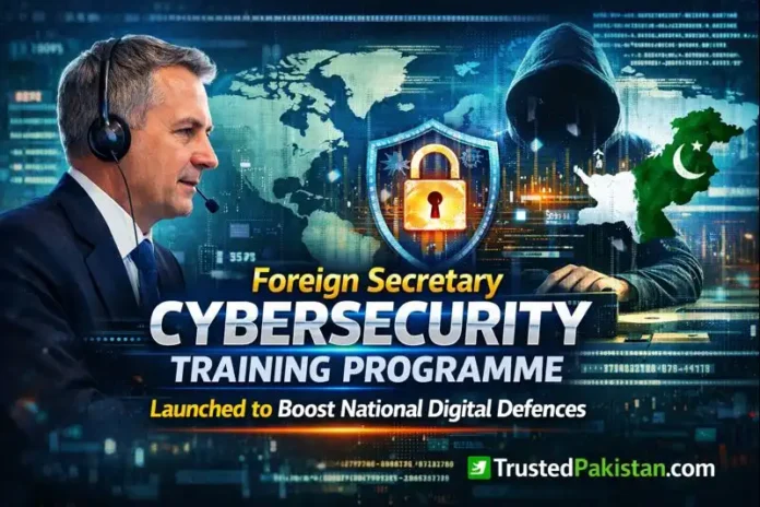 Foreign Secretary Cybersecurity Training Programme Launched to Boost National Digital Defences | trustedpakistan.com