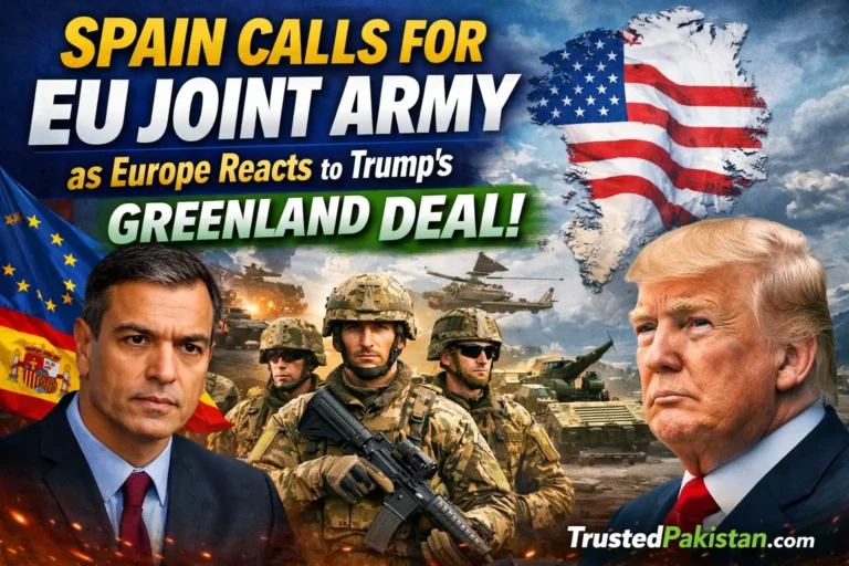 Spain Calls for EU Joint Army as Europe Reacts to Trump’s Greenland Deal | trustedpakistan.com