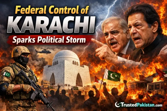 Federal Control of Karachi Sparks Political Storm | trustedpakistan.com
