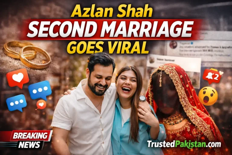 Azlan Shah Second Marriage Goes Viral | trustedpakistan.com