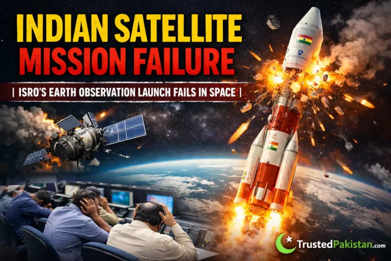 Indian Satellite Mission Failure | ISRO’s Earth Observation Launch Fails in Space | trustedpakistan.com
