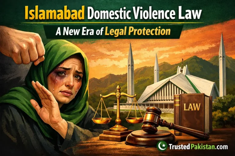 Islamabad Domestic Violence Law | A New Era of Legal Protection | trustedpakistan.com