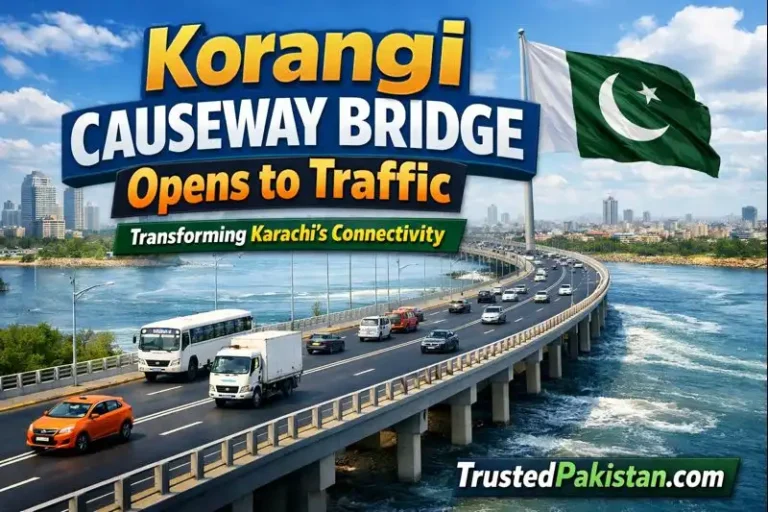Korangi Causeway Bridge Opens to Traffic | Transforming Karachi’s Connectivity | trustedpakistan.com