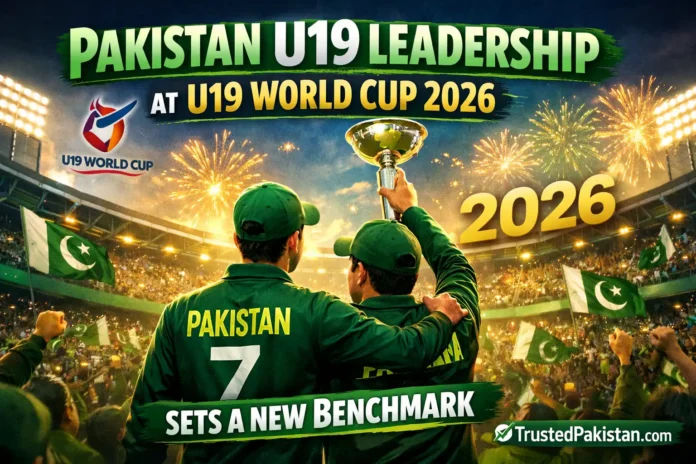Pakistan U19 Leadership at U19 World Cup 2026 Sets a New Benchmark | trustedpakistan.com