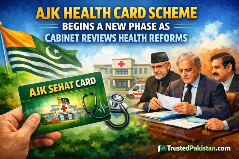 AJK Health Card Scheme Begins a New Phase as Cabinet Reviews Health Reforms | trustedpakistan.com