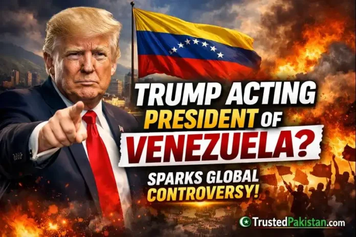 Trump Acting President of Venezuela Sparks Global Controversy | trustedpakistan.com