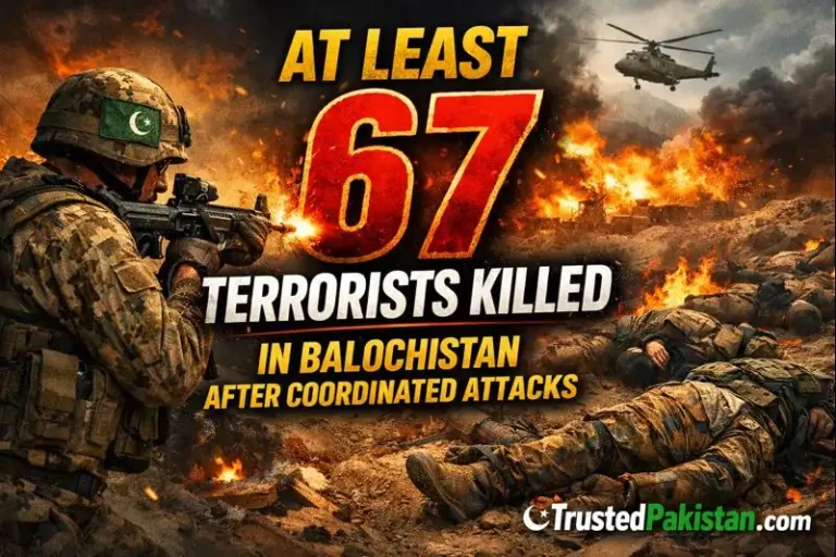 At Least 67 Terrorists Killed in Balochistan After Coordinated Attacks | trustedpakistan.com