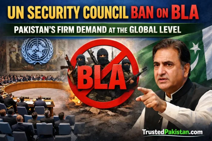 UN Security Council Ban on BLA | Pakistan Firm Demand at the Global Level | trustedpakistan.com