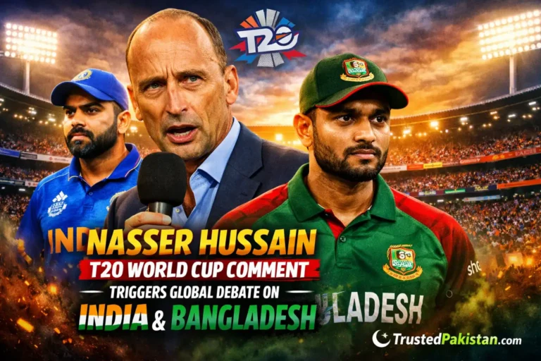 Nasser Hussain T20 World Cup Comment Triggers Global Debate on India and Bangladesh | trustedpaksitan.com