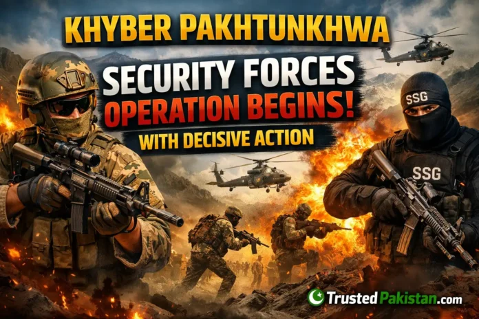 Khyber Pakhtunkhwa Security Forces Operation Begins With Decisive Action | trustedpakistan.com