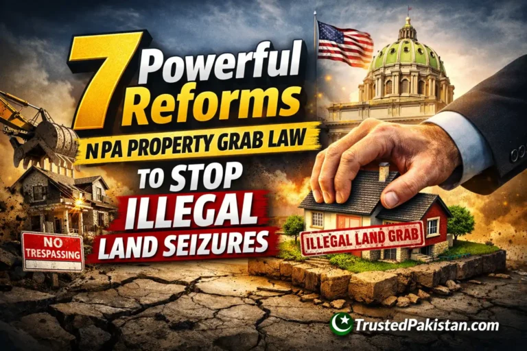 7 Powerful Reforms in PA Property Grab Law to Stop Illegal Land Seizures | trustedpakistan.com