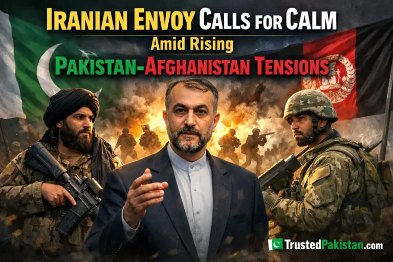 Iranian Envoy Calls for Calm Amid Rising Pakistan Afghanistan Tensions | trustedpakistan.com