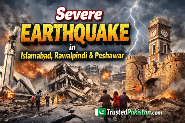 Severe Earthquake in Islamabad Rawalpindi and Peshawar | trustedpakistan.com