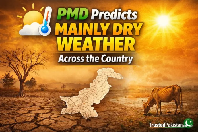 PMD Predicts Mainly Dry Weather Across the Country | trustedpakistan.com