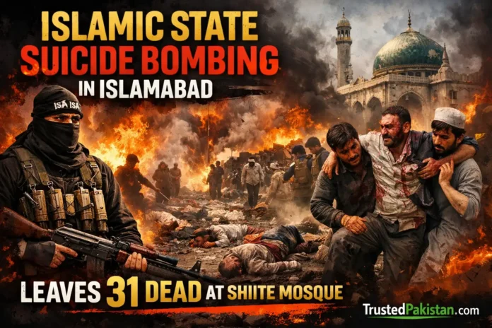 Islamic State Suicide Bombing in Islamabad Leaves 31 Dead at Shiite Mosque | trustedpakistan.com