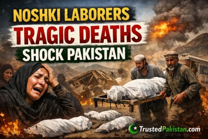 Noshki Laborers Tragic Deaths Shock Pakistan | trustedpakistan.com