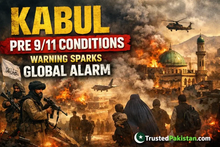 Kabul Pre 9/11 Conditions Warning Sparks Global Alarm | trustedpakistan.com
