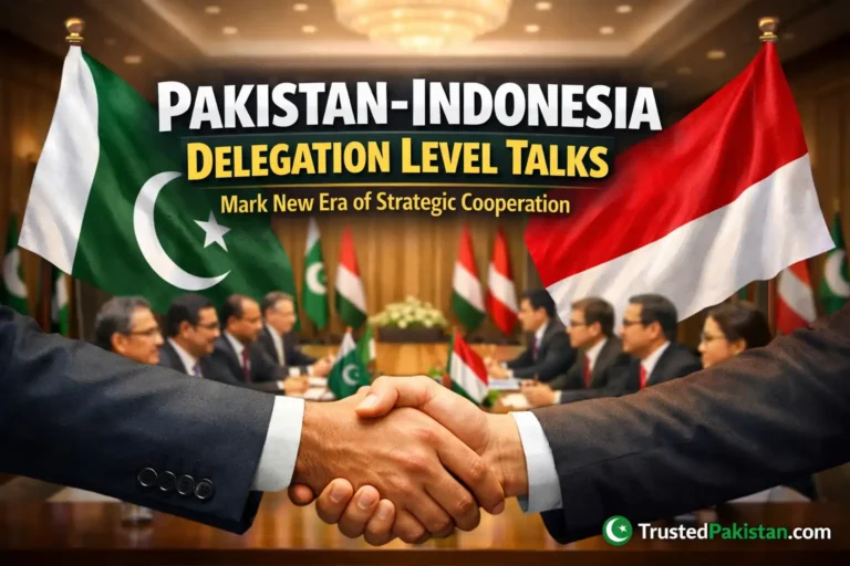 Pakistan Indonesia Delegation Level Talks Mark New Era of Strategic Cooperation | trustedpakistan.com