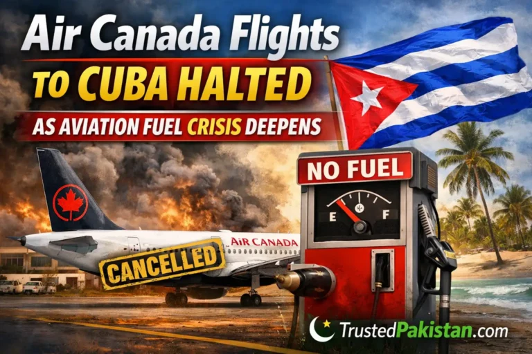Air Canada Flights to Cuba Halted as Aviation Fuel Crisis Deepens | trustedpakistan.com