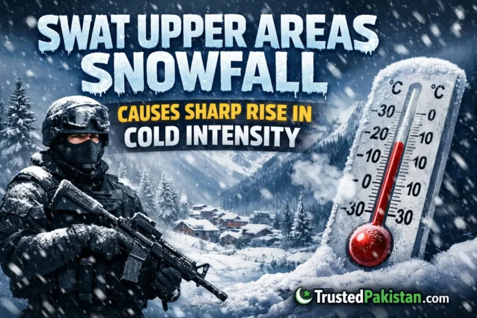 Swat Upper Areas Snowfall Causes Sharp Rise in Cold Intensity | trustedpakistan.com