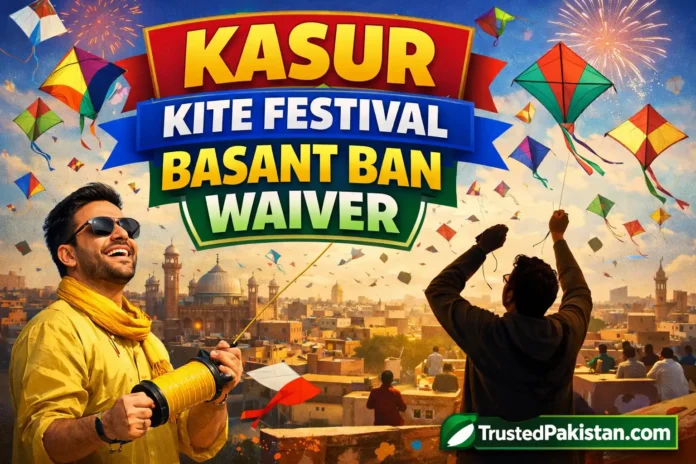 Kasur Kite Festival Basant Ban Waiver | trustedpakistan.com