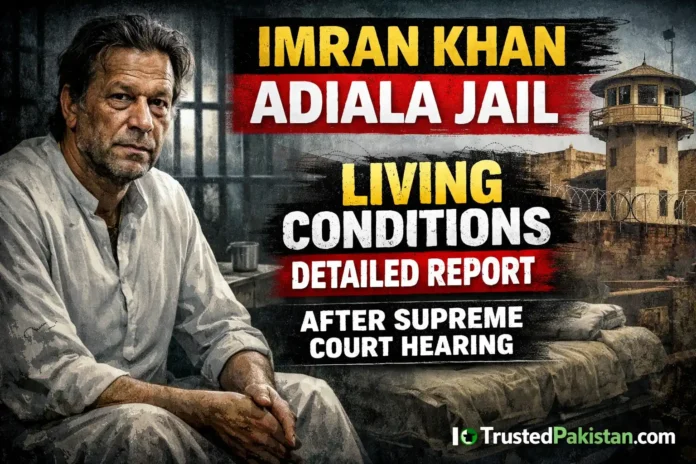 Imran Khan Adiala Jail Living Conditions Detailed Report | trustedpakistan.com
