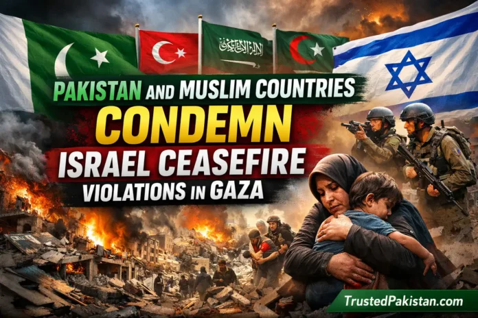 Pakistan and Muslim Countries Condemn Israel Ceasefire Violations in Gaza | trustedpakistan.com