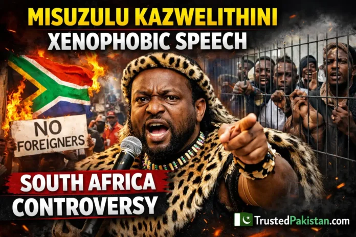 Misuzulu kaZwelithini Xenophobic Speech South Africa Controversy | trustedpakistan.com