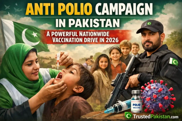Anti Polio Campaign in Pakistan | A Powerful Nationwide Vaccination Drive in 2026 | trustedpakistan.com