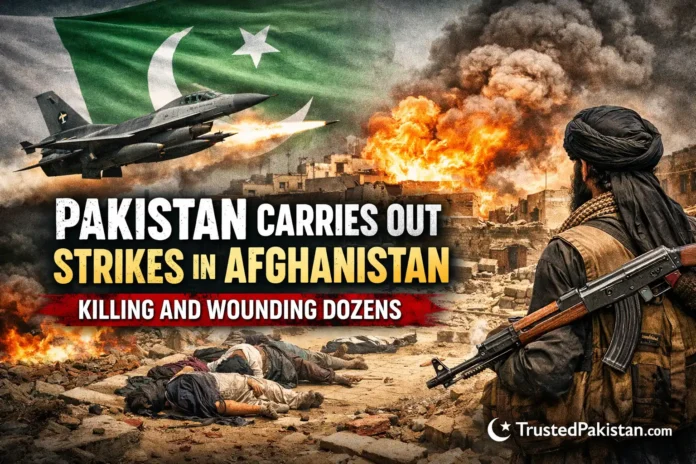 Pakistan Carries Out Strikes in Afghanistan Killing and Wounding Dozens | trustedpakistan.com