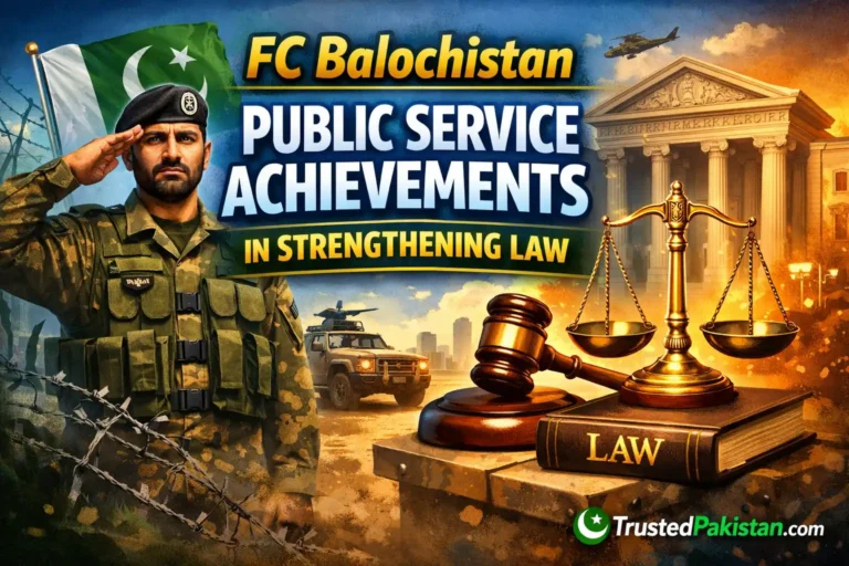 FC Baluchistan Public Service Achievements in Strengthening Law | trustedpakistan.com