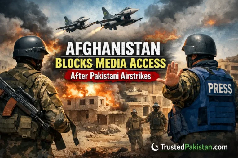Afghanistan Blocks Media Access After Pakistani Airstrikes | trustedpakistan.com