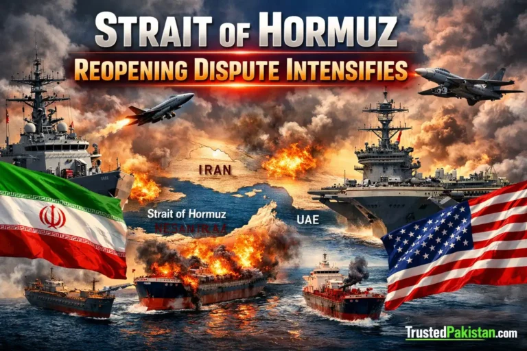 Strait of Hormuz Reopening Dispute Intensifies | trustedpakistan.com